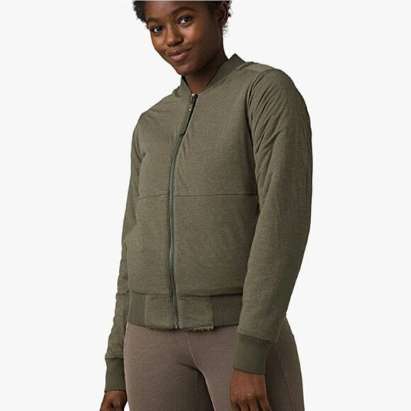 Prana Polar Escape Sherpa Reversible Bomber Jacket Size XL - Picture 7 of 10